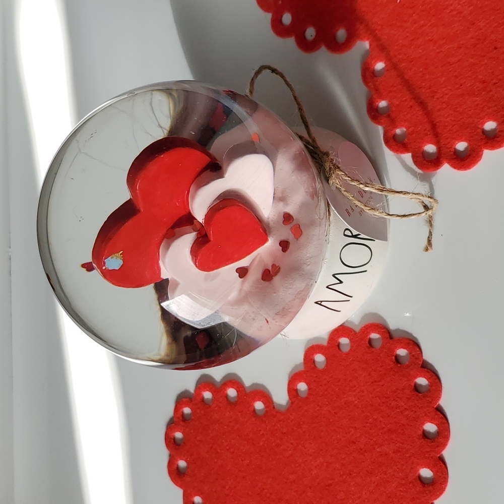 Rae Dunn Amore Snow Globe